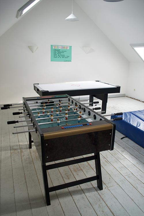 Kickerspiel im Jugendtreff Scharnebeck